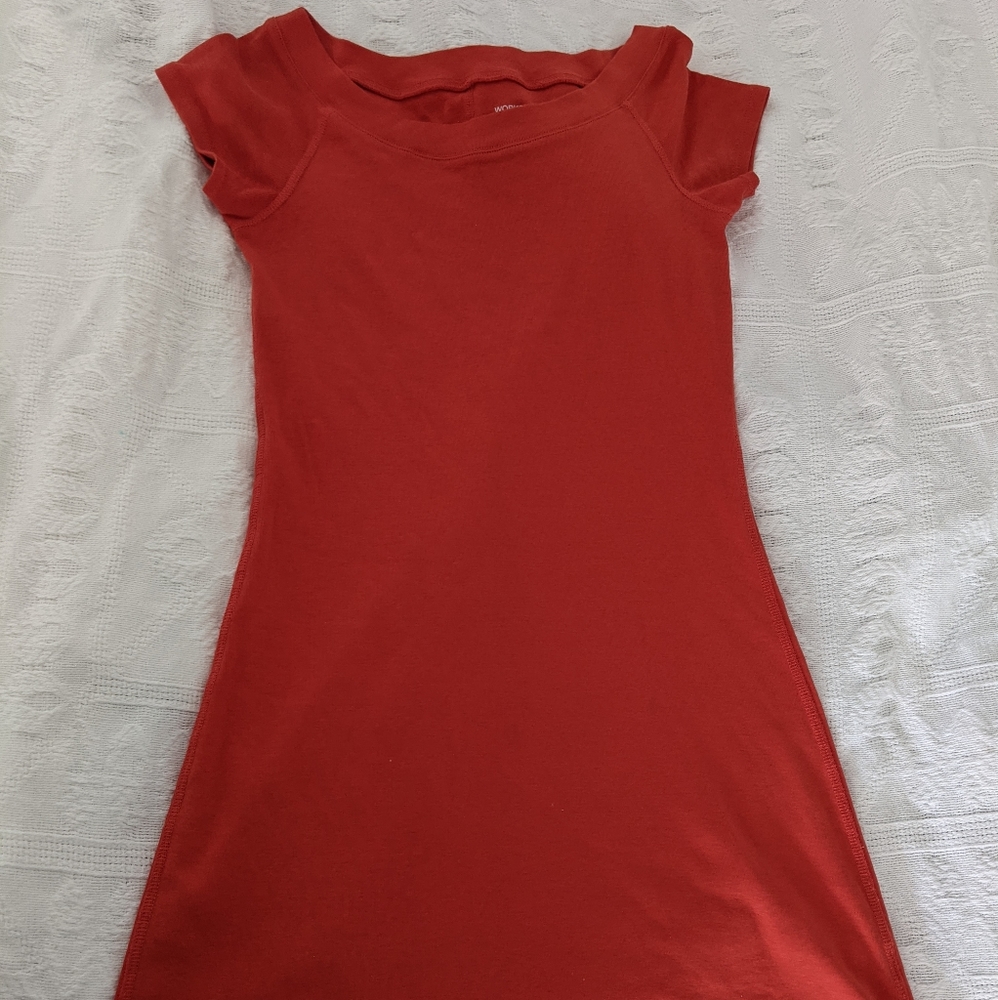 Orange Workshop Dress